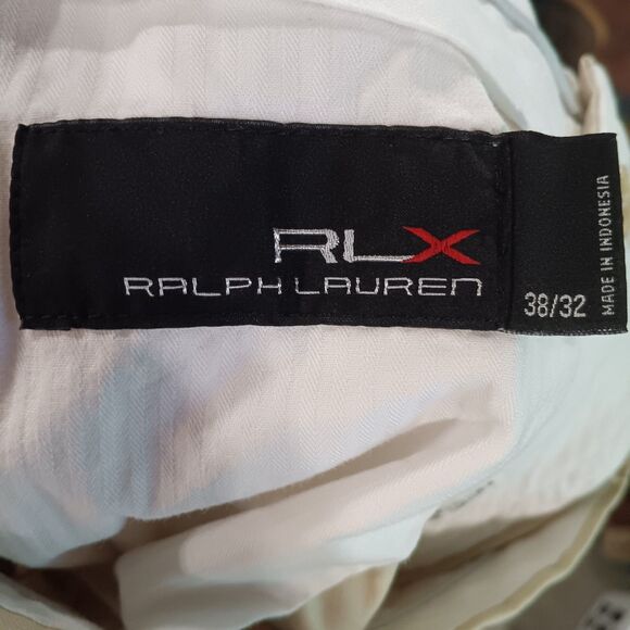 RLX Ralph Lauren Golf Pants Men's 38x32 Ivory Chino Stretch Performance - Picture 3 of 7